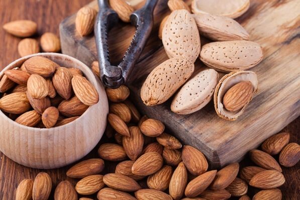Almonds to enhance a man's sex drive